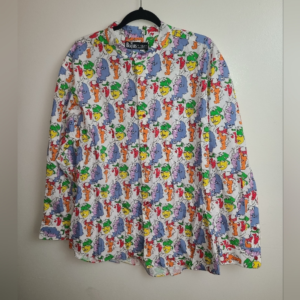 Custom Collection Created By Original Stitch The BEATLES Shirt. One Of A Kind.